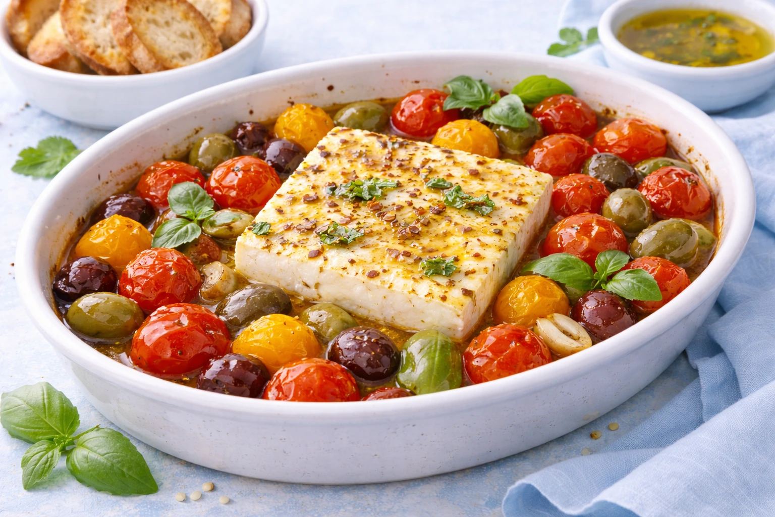 Baked Feta with Tomatoes