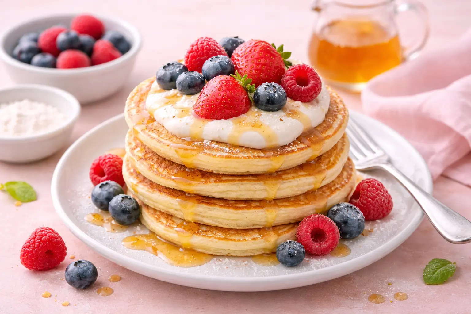 Berry Cloud Pancakes