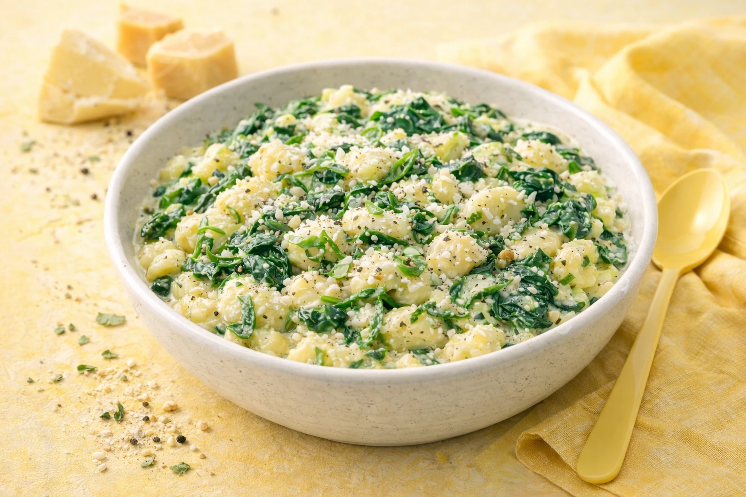 Creamy Spinach Gnocchi