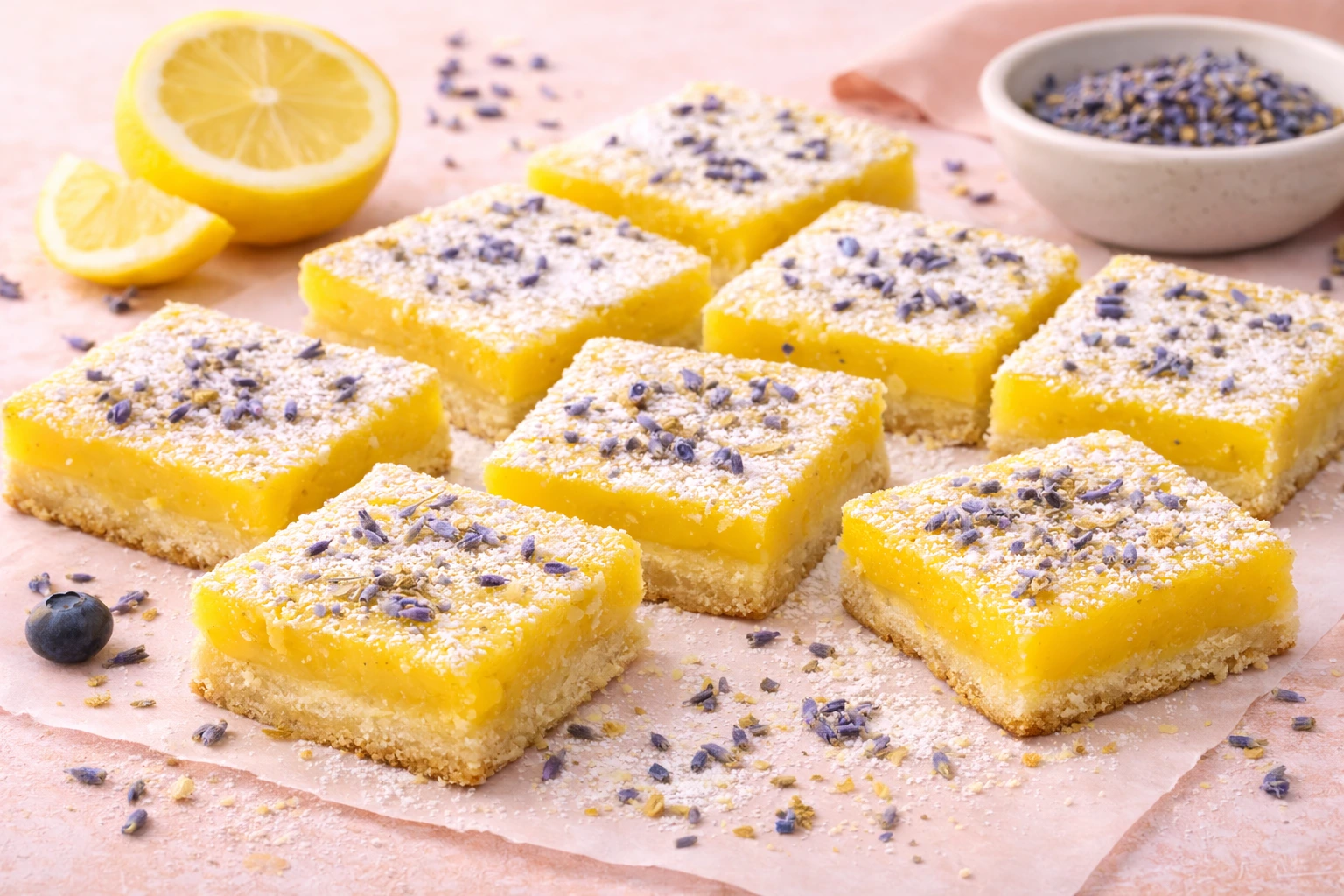 Lavender Lemon Bars