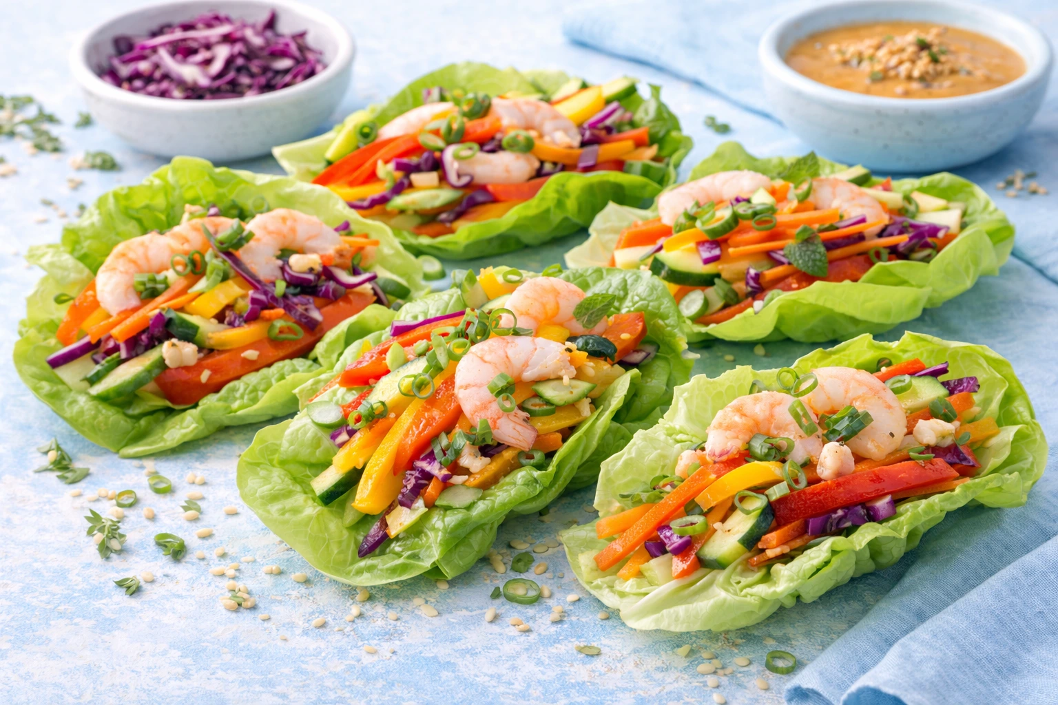 Spring Roll Lettuce Wraps